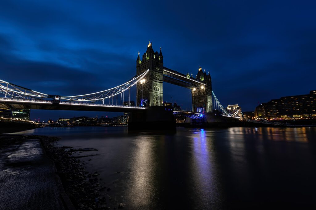 tower bridge, river, london, river thames, london bridge, illuminated, night sky, england, bridge, tower, landmark, architecture, city, uk, travel, building, tourism, europe, famous, thames, cityscape, monument, night, long exposure, urban, london, london, london, london, london, england